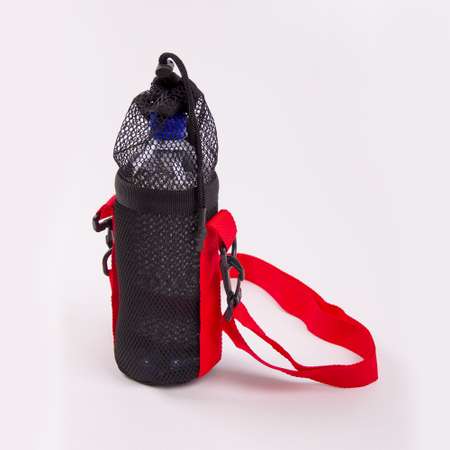 Спортивная сумка для бутылки Belon familia с сеткой цвет красный