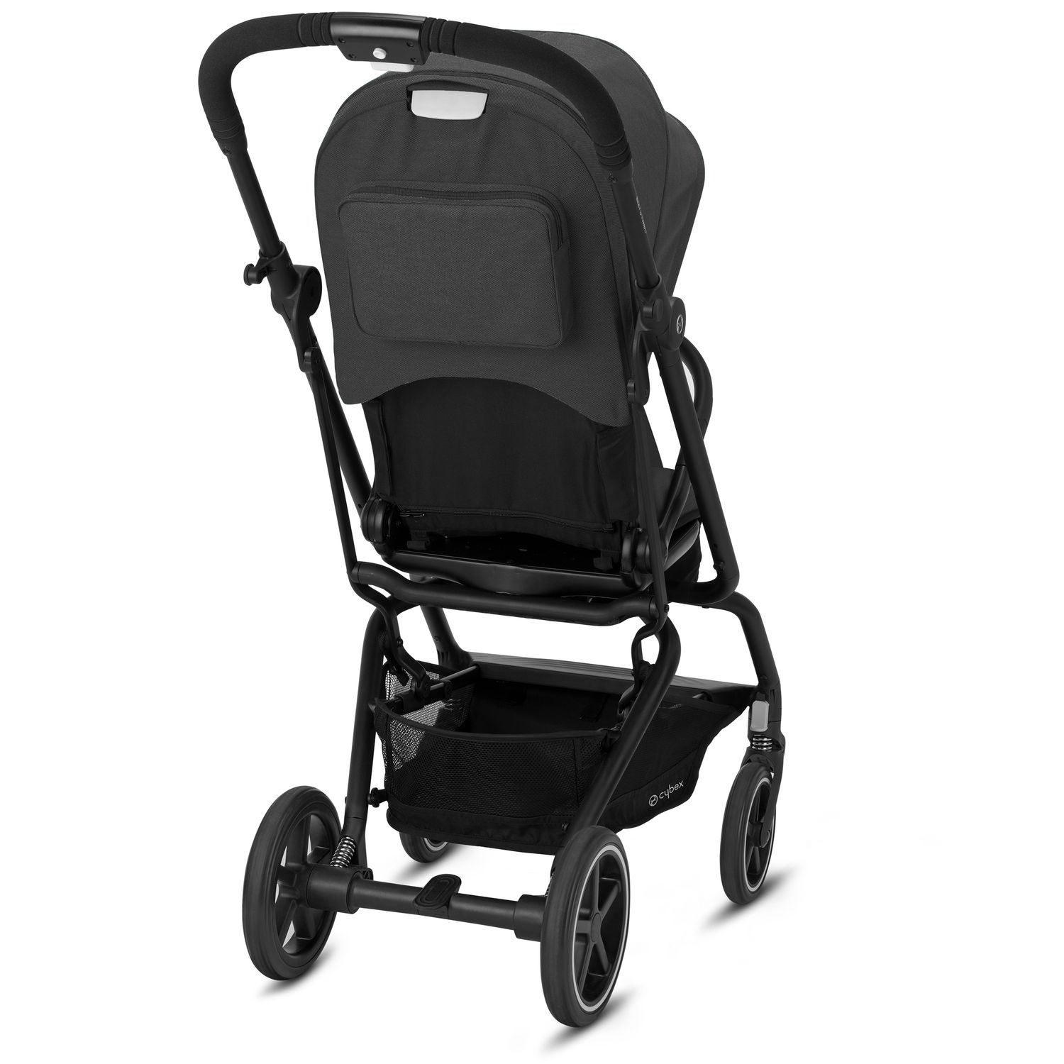 Коляска Cybex Eezy S Twist+ 2 BLK Soho с дождевиком и бампером Grey - фото 5