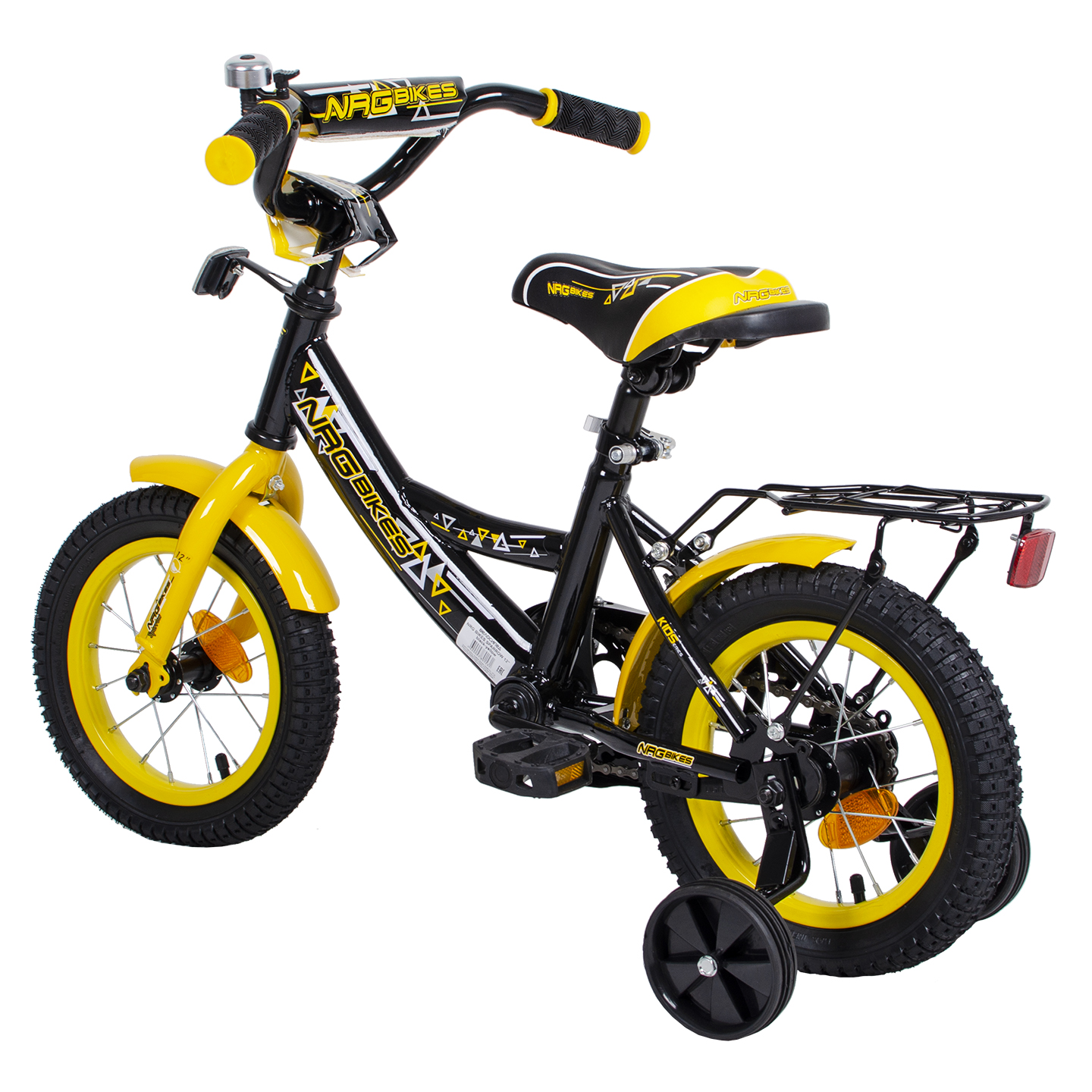 Велосипед NRG BIKES Sparrow 12 black-yellow - фото 16