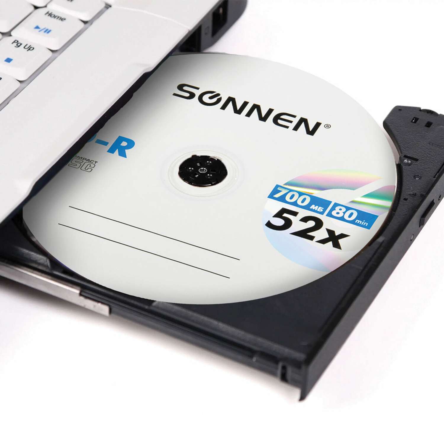 Диск для записи Sonnen CD-R 700Mb 52x Cake 100 шт - фото 5