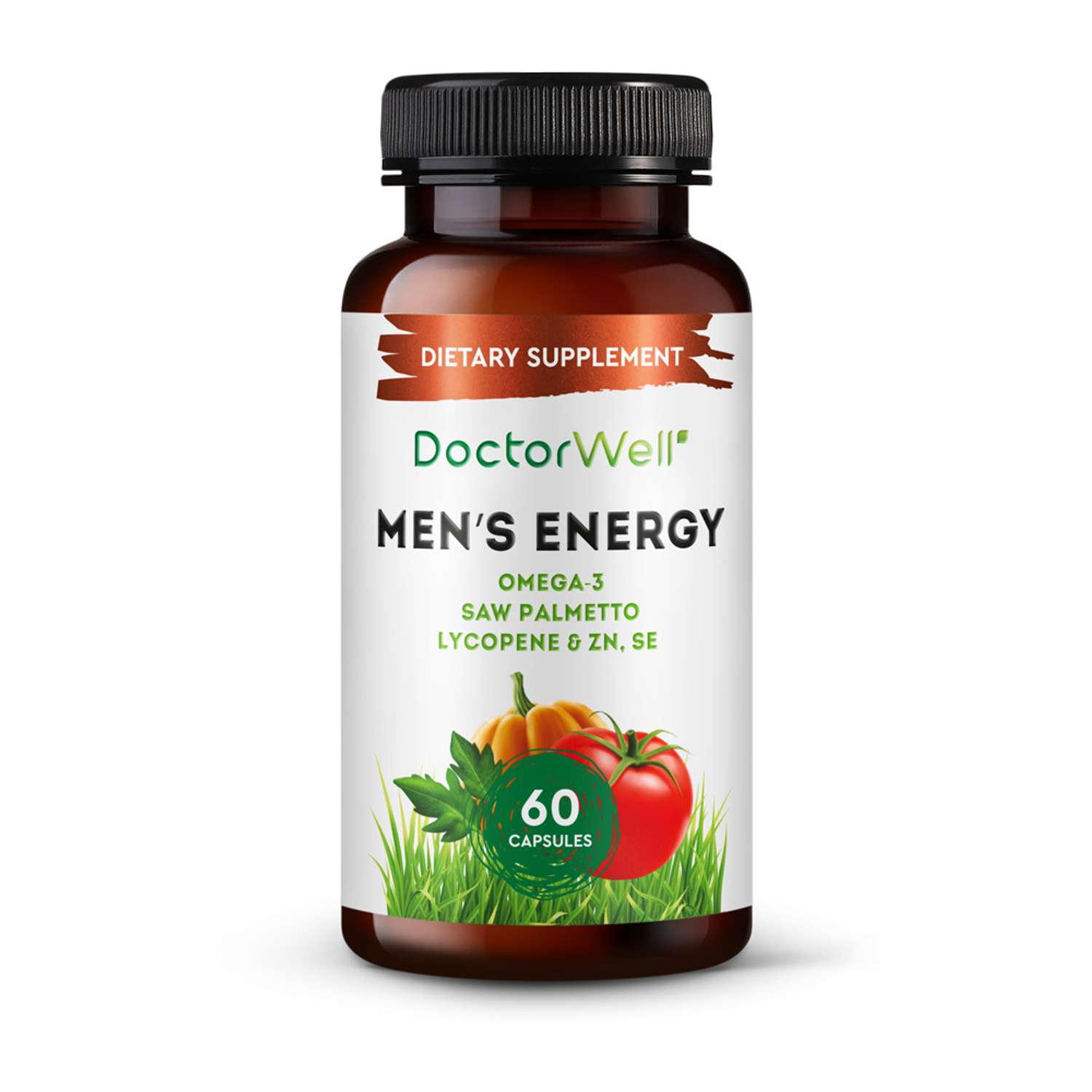 Витамины DoctorWell Mens Energy для мужского здоровья с Омега 3 Ликопином и Со Пальметто 60 шт - фото 8