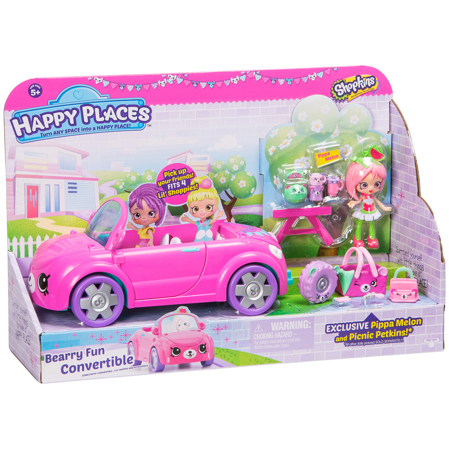 Набор Happy Places Shopkins Кабриолет Веселый мишка 56503 - фото 4