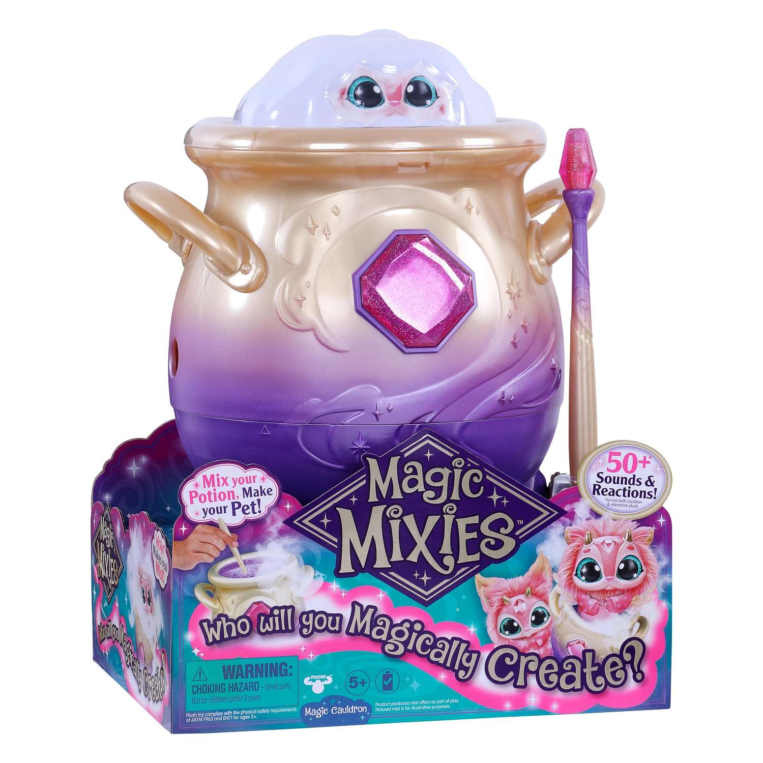 Набор игровой Magic Mixies Волшебный котел Розовый 39165 - фото 3