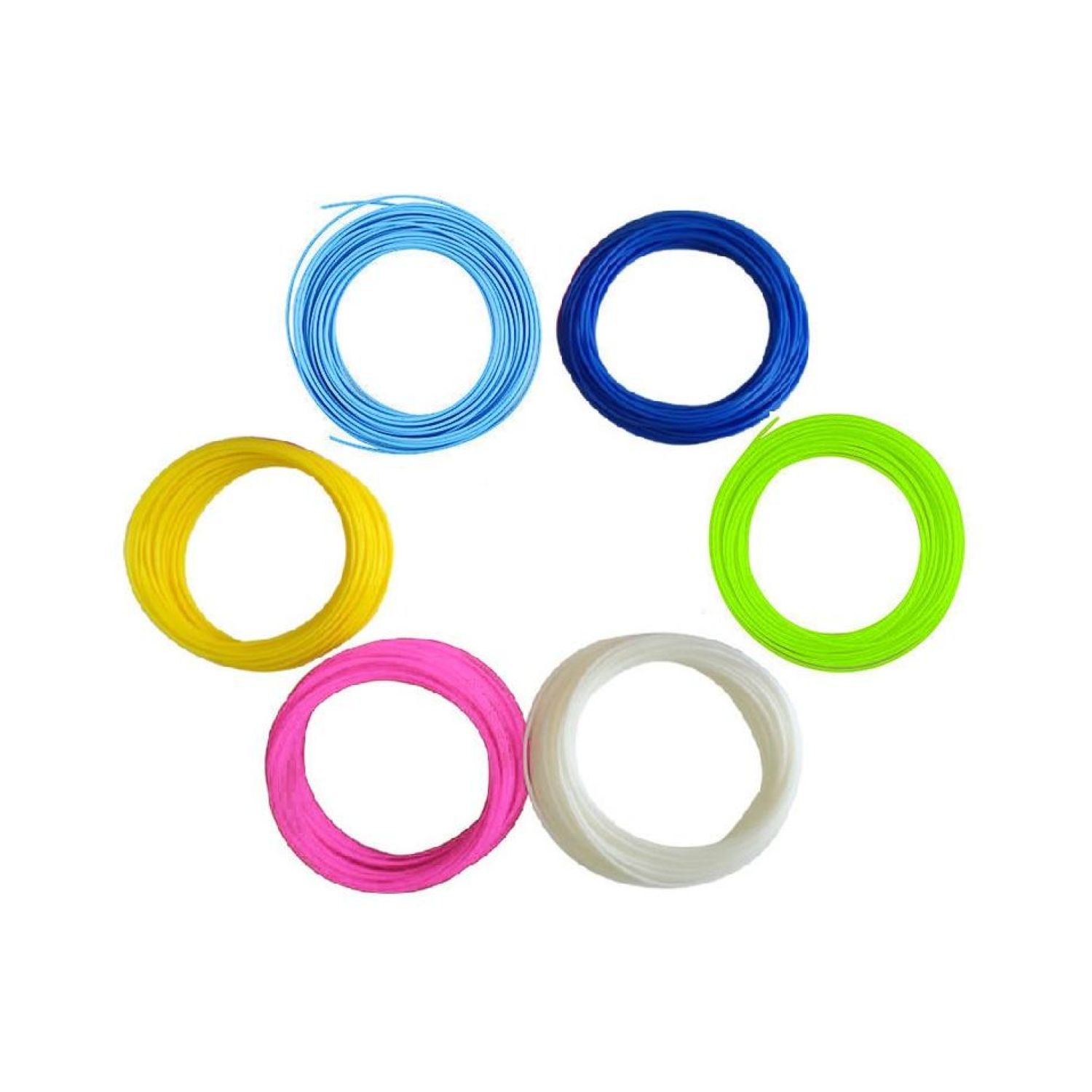 Набор пластика Seichi для 3D ручки 10 м 6 цветов - фото 1