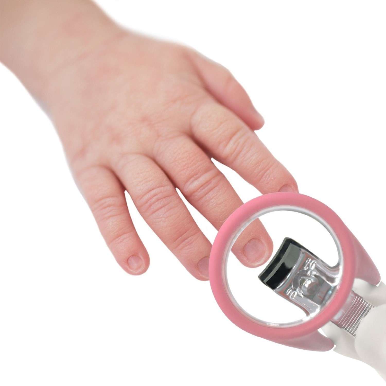 Кусачки-клиппер SEVIBEBE с увеличительной линзой для ухода за новорожденными 0+ - фото 2
