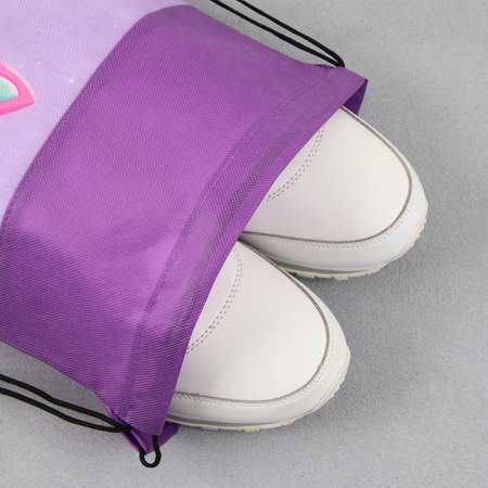 Сумка ArtFox STUDY для обуви «Волшебная девочка с питомцем» нетканное полотно размер 41х31 см