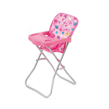 Кукольный стул для кормления Demi Star розовый