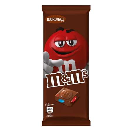 Шоколад молочный M&MS с разноцветным драже 125г