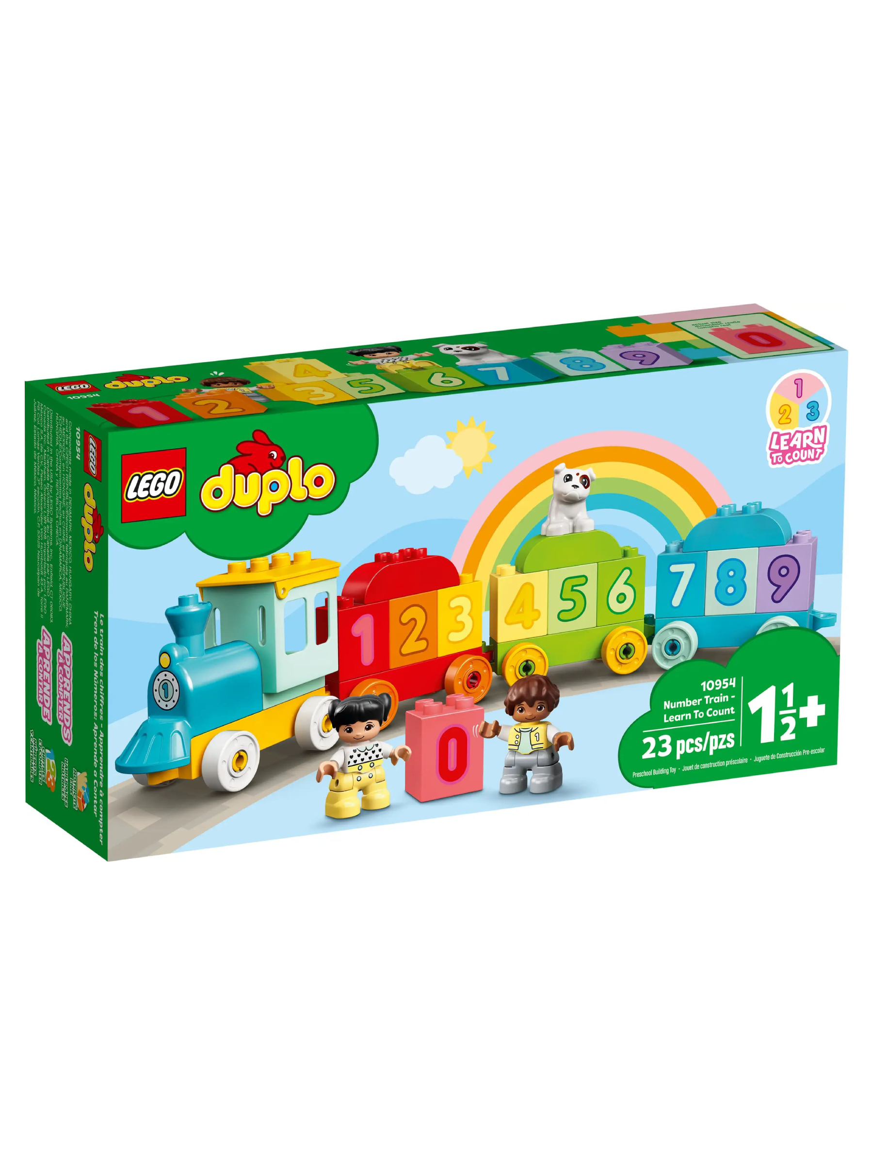 Конструктор LEGO 10954 Поезд с цифрами - учимся считать - фото 1