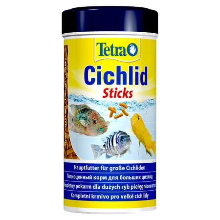 Корм для рыб Tetra Cichlid Sticks всех видов цихлид в палочках 250мл