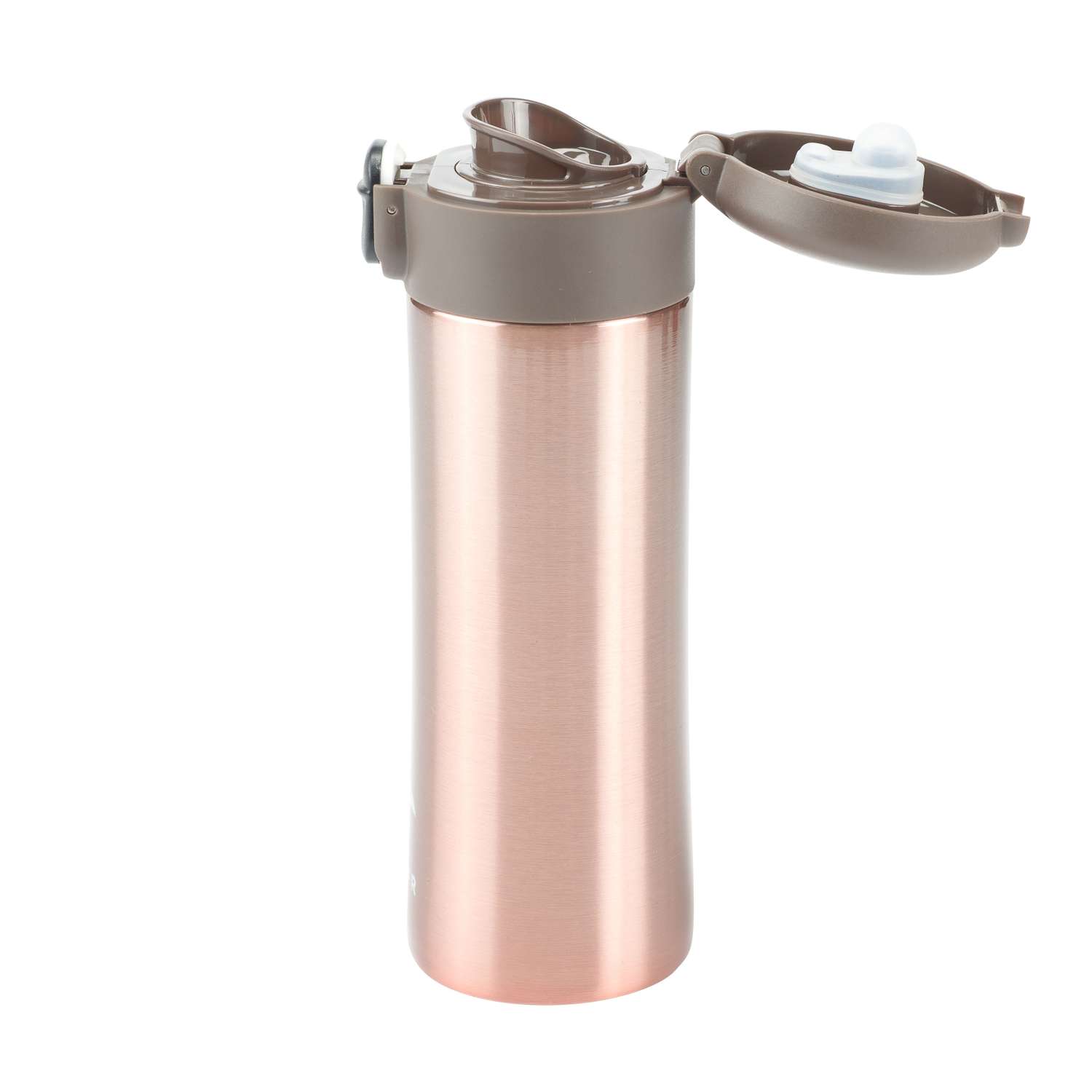 Термокружка Stinger 350 мл сталь пластик розовое золото глянцевый - фото 6