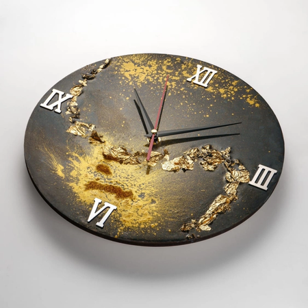 Набор для творчества Resin Art Master IQ Часы с эпоксидной смолой с золотом