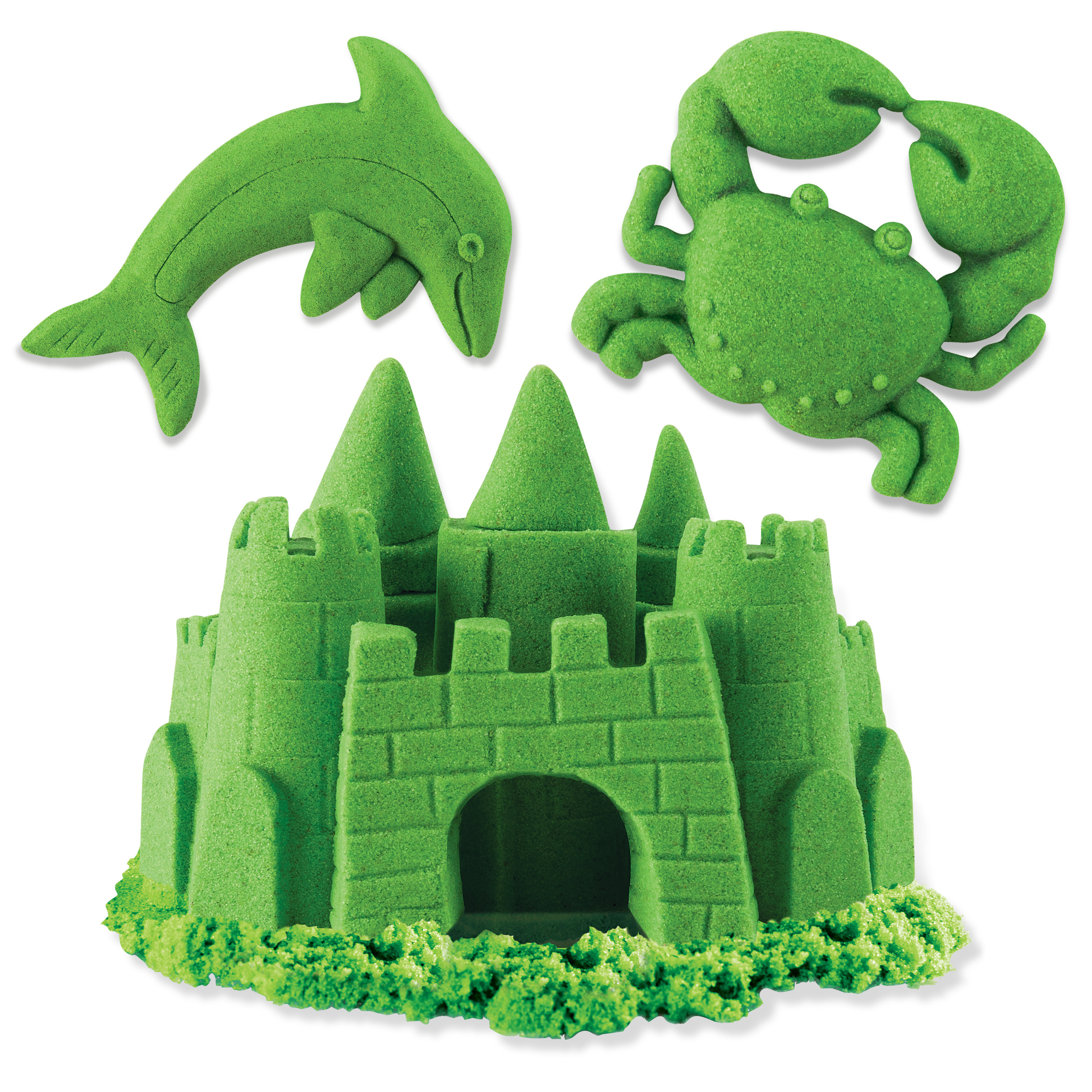 Песок кинетический Kinetic Sand 227г Green 6033332/20080708 - фото 2