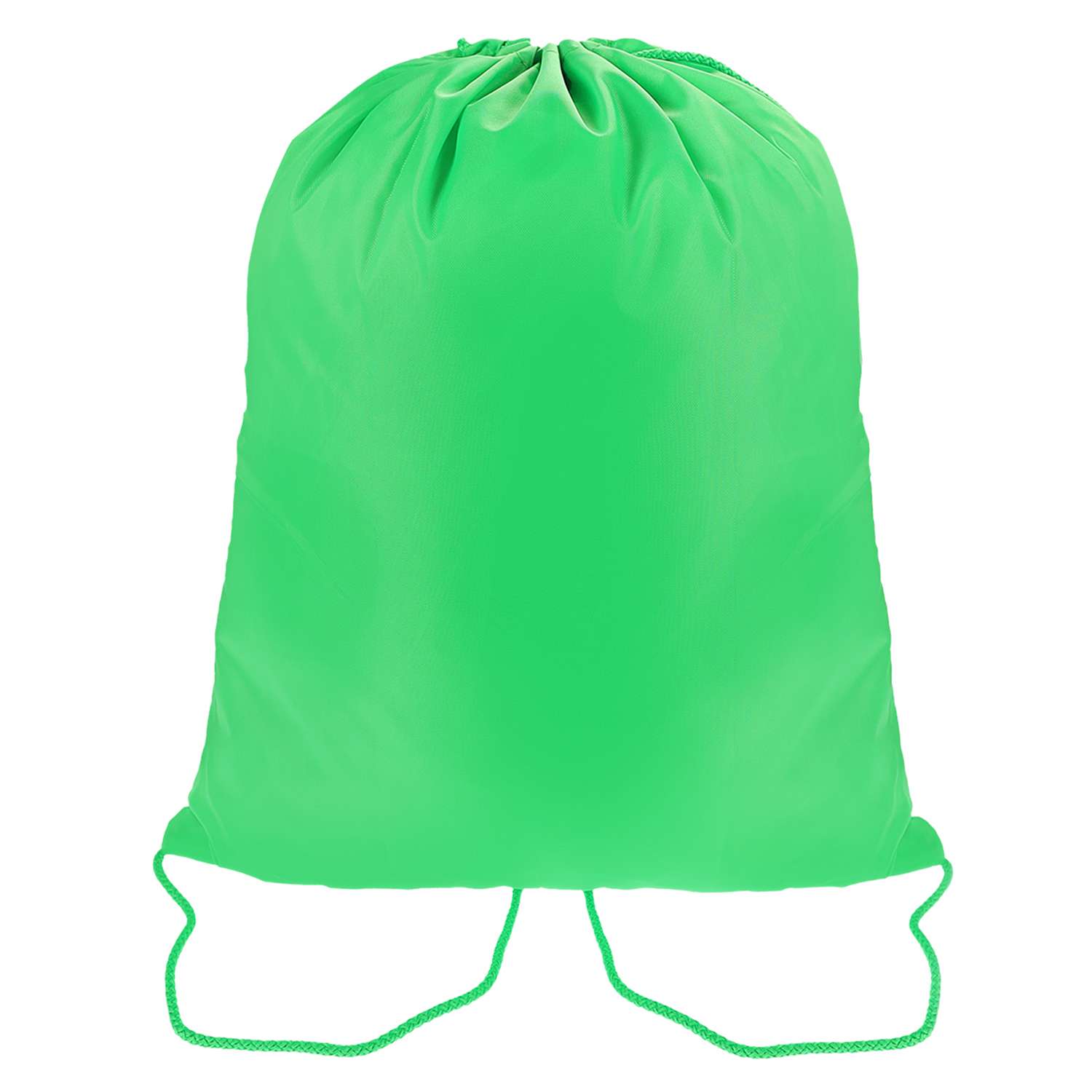 Мешок для обуви Prof-Press Зелёный с карманом двухцветный 340х430 мм - фото 2