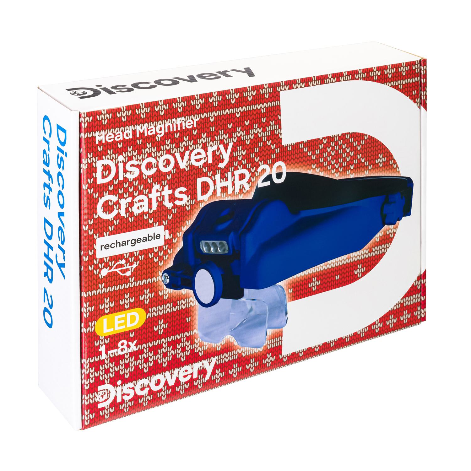 Лупа налобная с аккумулятором DISCOVERY Crafts DHR 20 - фото 9