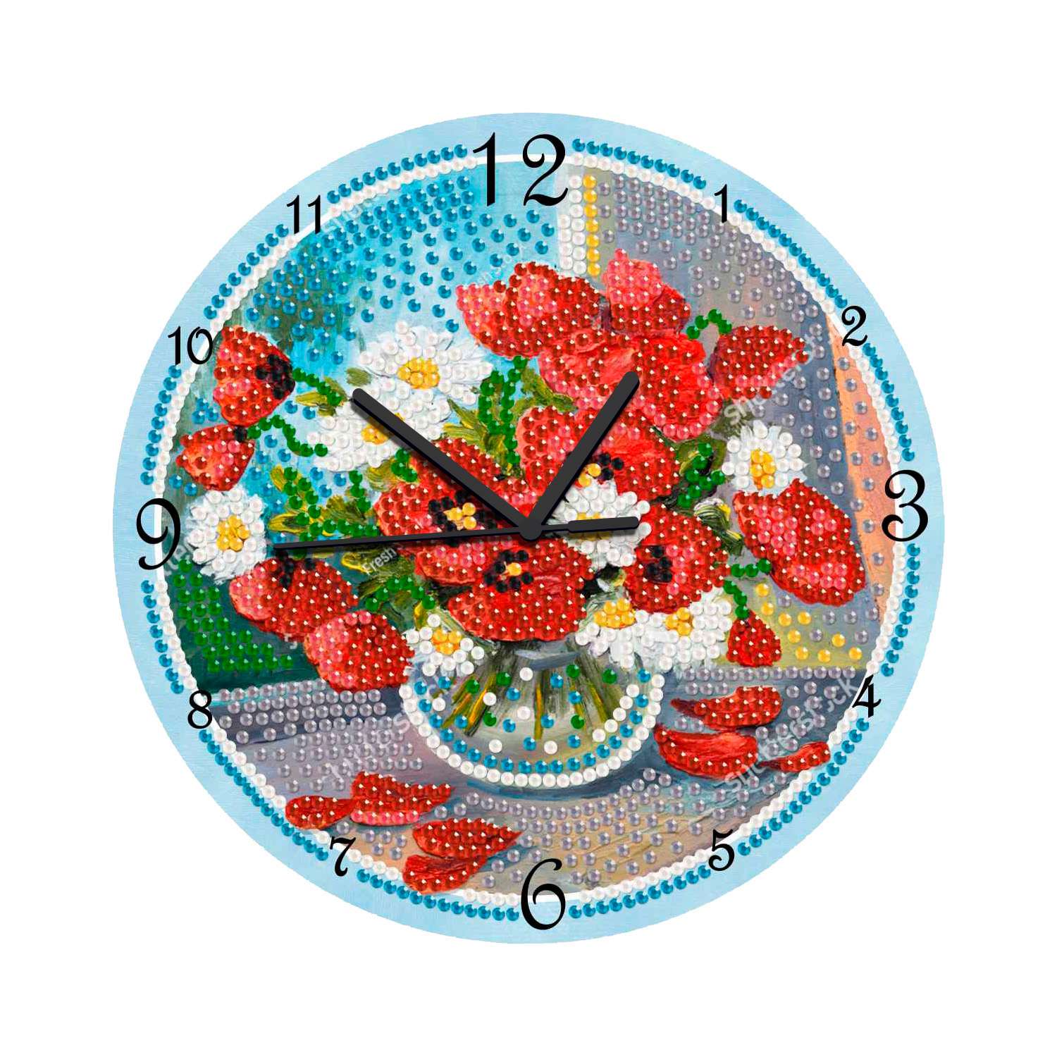 Набор для творчества ORIGAMI Алмазные узоры Часы Аромат луговых цветов07265 - фото 3