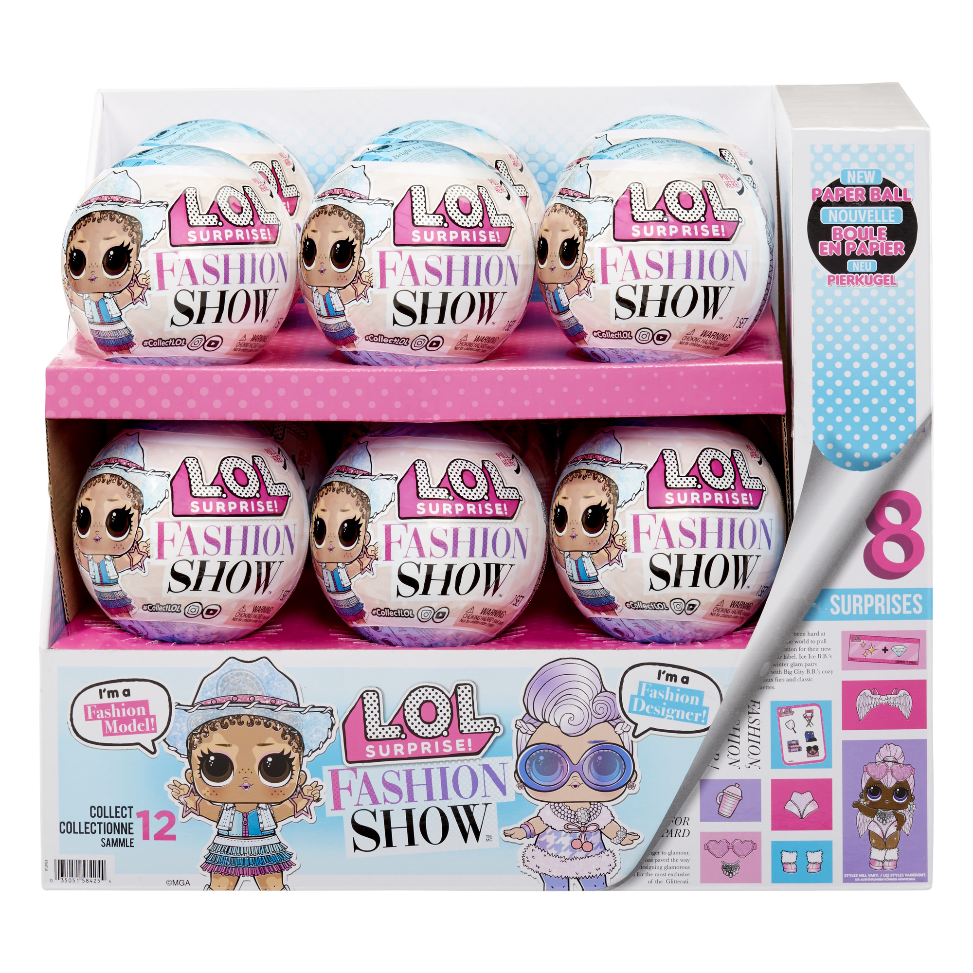 Игрушка в шаре L.O.L. Surprise Fashion Show Doll в непрозрачной упаковке (Сюрприз) 584254EUC 584254EUC - фото 12