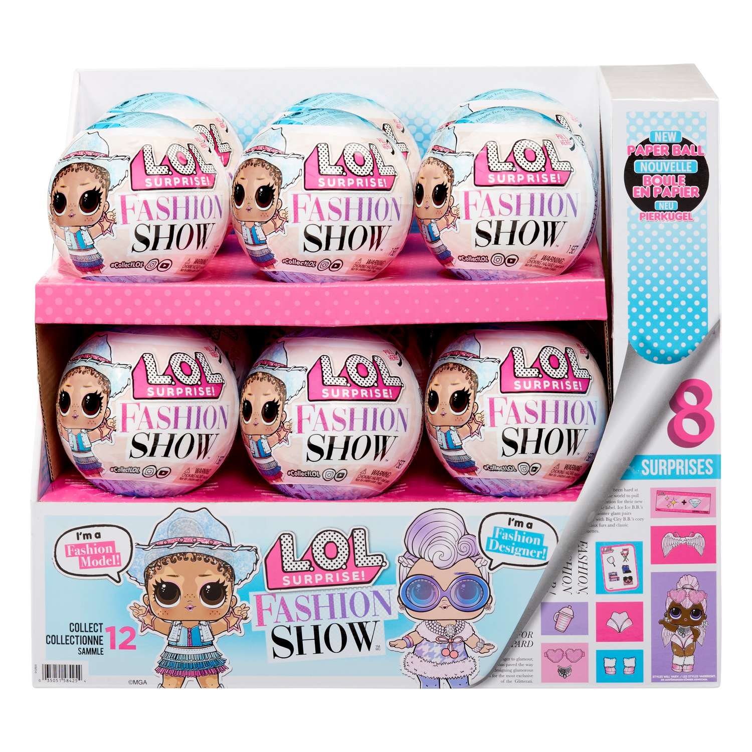 Игрушка в шаре L.O.L. Surprise Fashion Show Doll в непрозрачной упаковке (Сюрприз) 584254EUC 584254EUC - фото 12