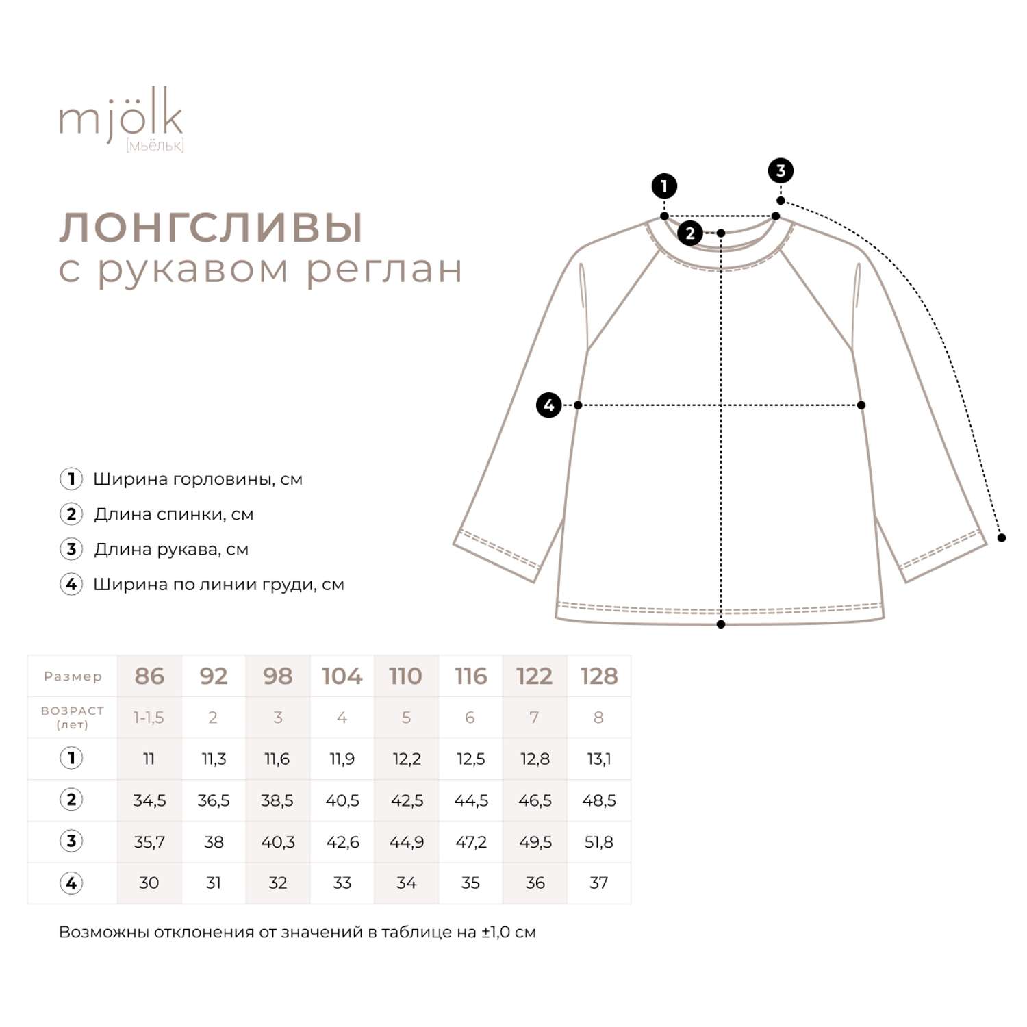 Лонгслив Mjolk 898640 - фото 3