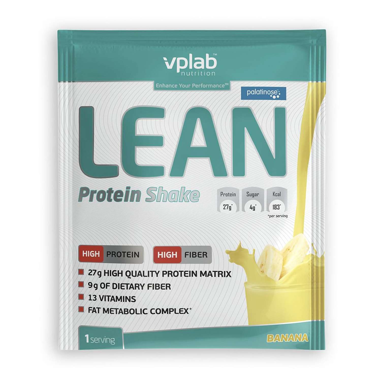 Протеин VPLAB Lean Protein Shake банан 50г - фото 1
