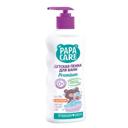 Пенка для ванн детская Papa Care с пантенолом 250 мл