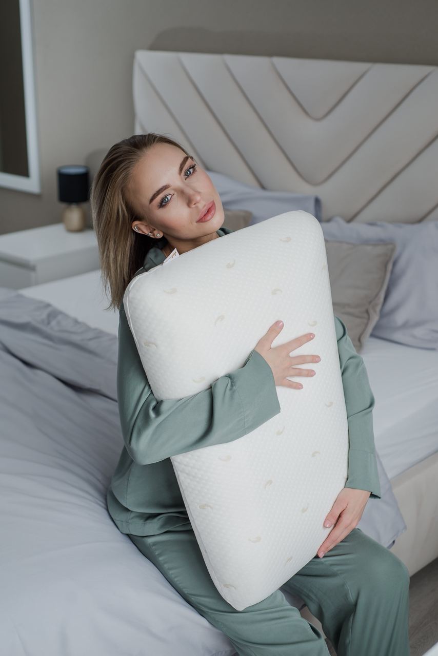 Анатомическая подушка Asvetida Light 50*70 c эффектом памяти Memory Foam - фото 1