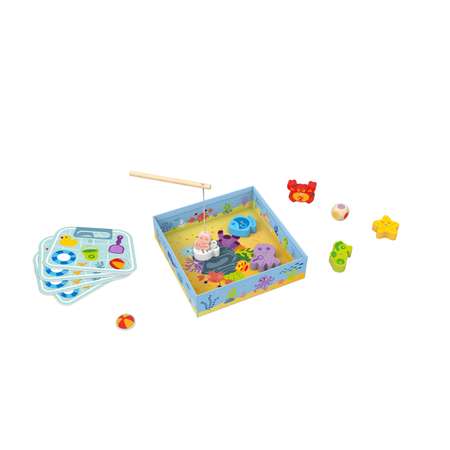 Развивающая игра Tooky Toy TK347A Морской мир с карточками