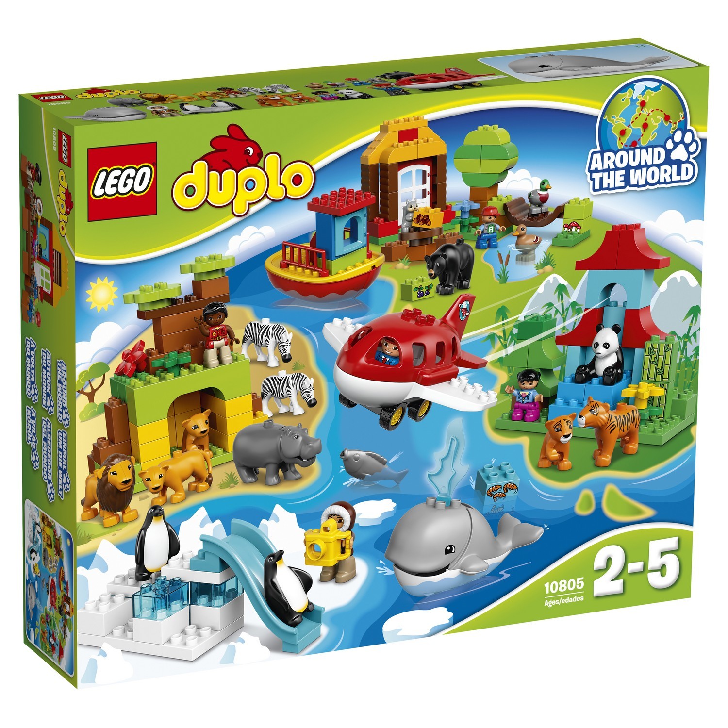 Конструктор LEGO DUPLO Town Вокруг света (10805) купить по цене 8499 ₽ в  интернет-магазине Детский мир