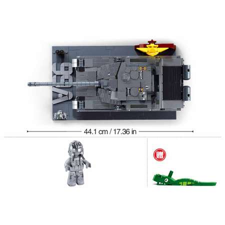 Конструктор Sluban Боевой танк 99 1076 деталей M38-B1234