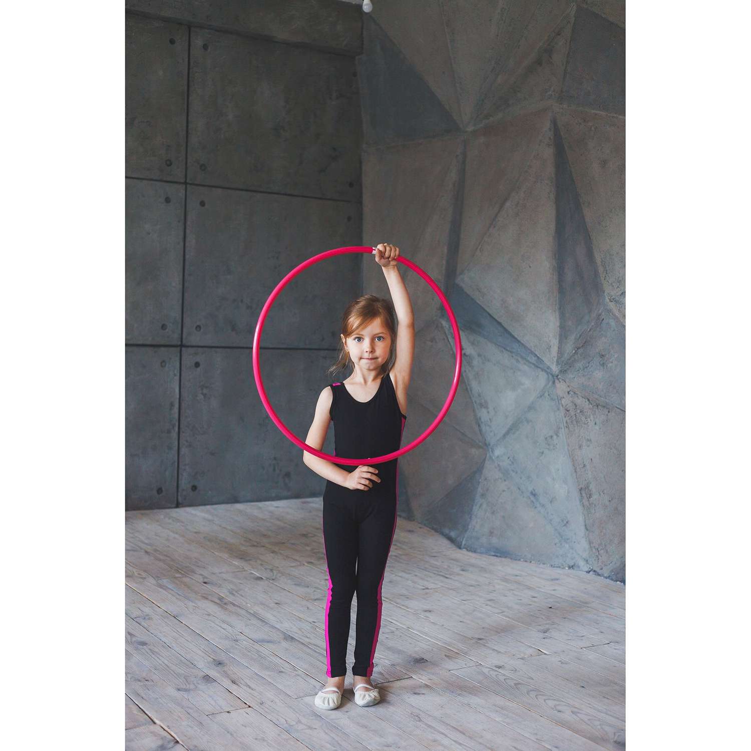 Обруч Grace Dance профессиональный для художественной гимнастики. дуга 18 мм. d=65 см. цвет малиновый - фото 3