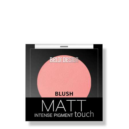 Румяна для лица Belor Design Matt Touch Тон 201 Лососевый 3.6 г