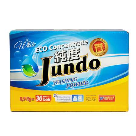 Стиральный порошок Jundo White для белого белья концентрированный 36 стирок 900 г