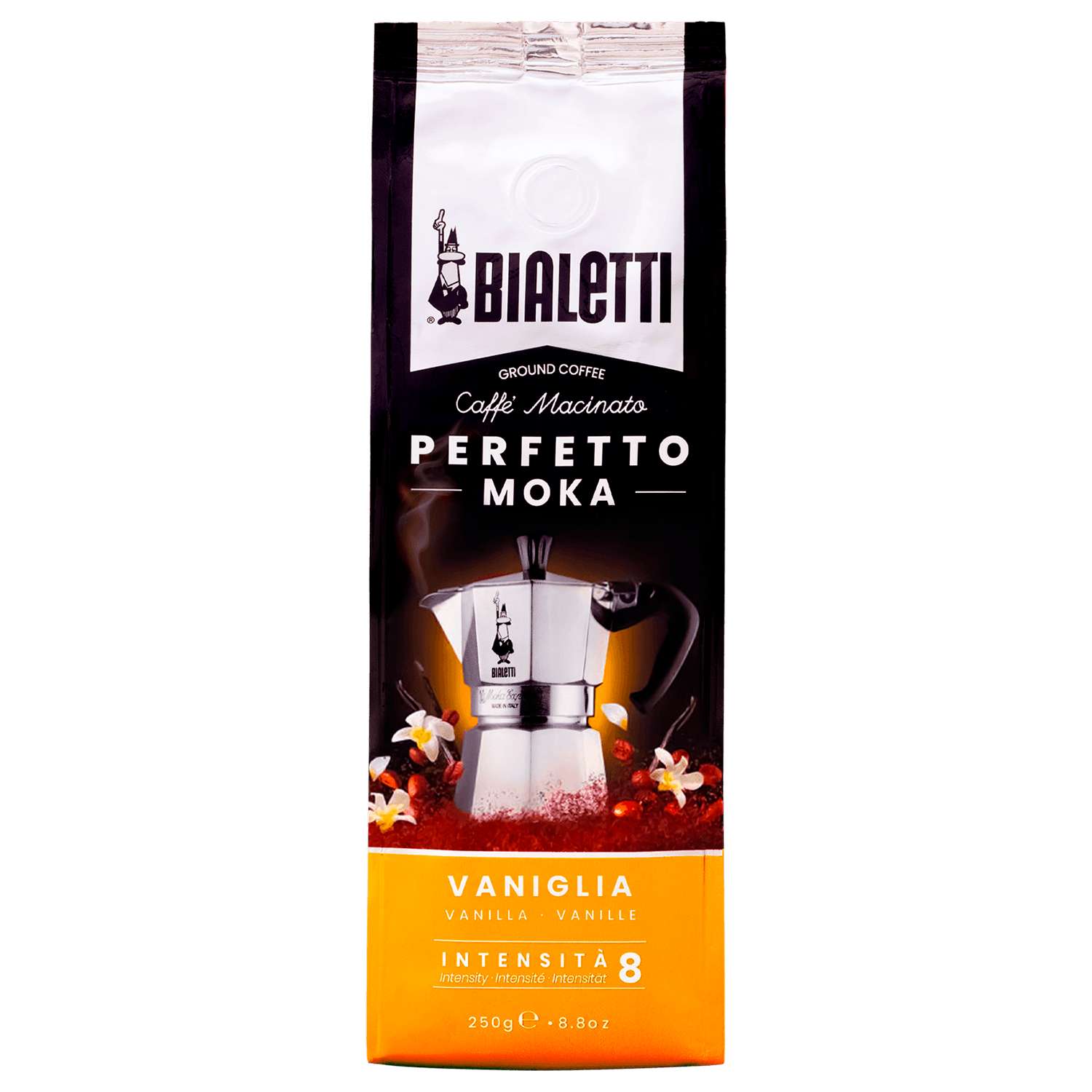 Кофе BIALETTI молотый Perfetto Moka Vaniglia 250г - фото 1
