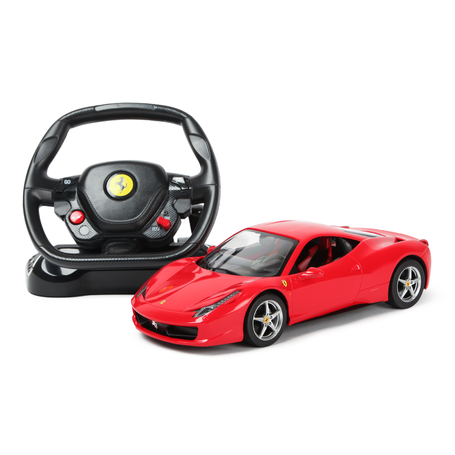 Машина Rastar РУ 1:14 Ferrari 458 Italia Красная купить по цене 2999 ₽ в  интернет-магазине Детский мир