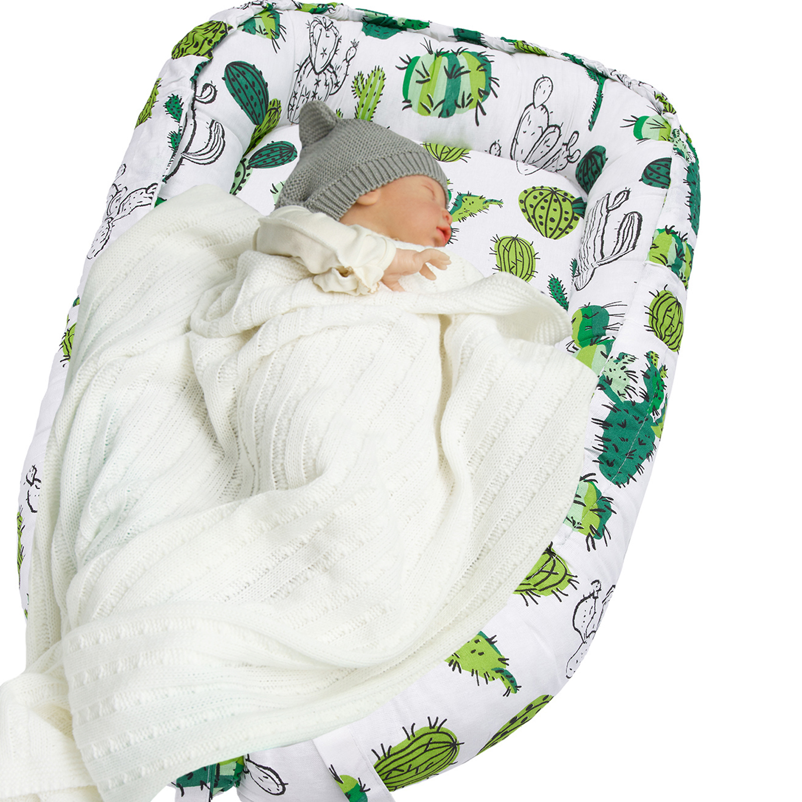 Кокон-гнездо для сна Amarobaby Twinkle star Оазис ABDM-61SB-K - фото 5