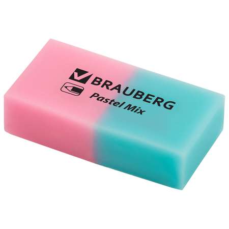 Набор ластиков Brauberg Pastel Mix 6шт ассорти