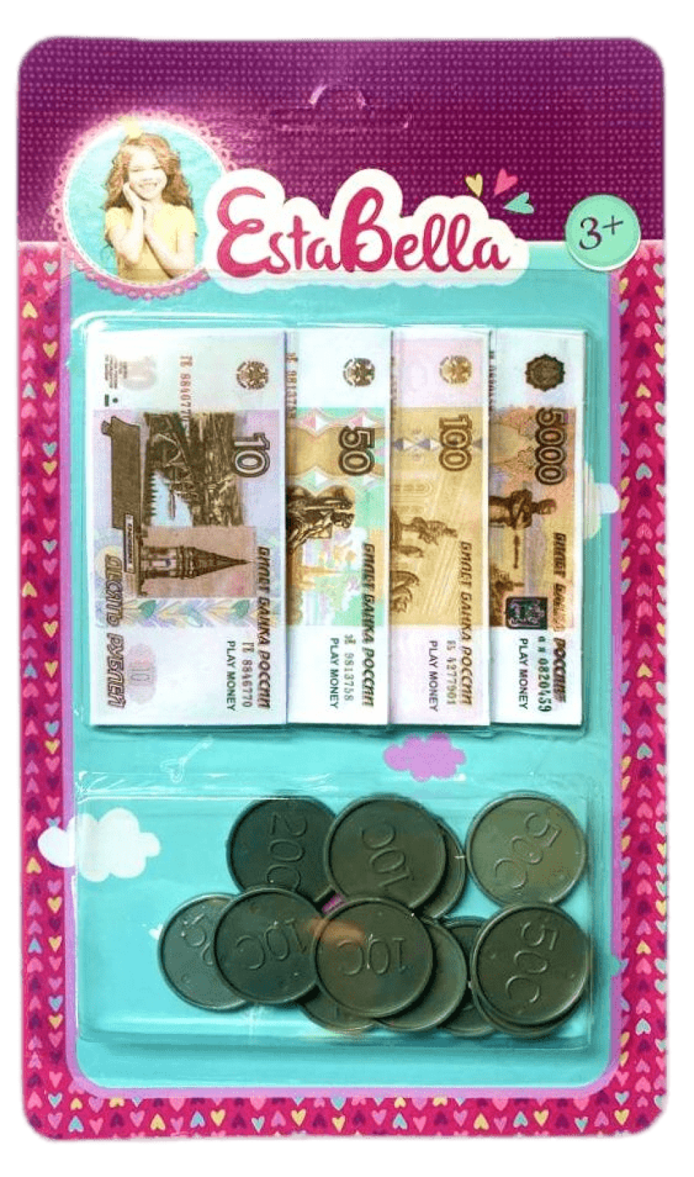 Денежный набор EstaBella С банкнотами и монетами для Рубли - фото 1