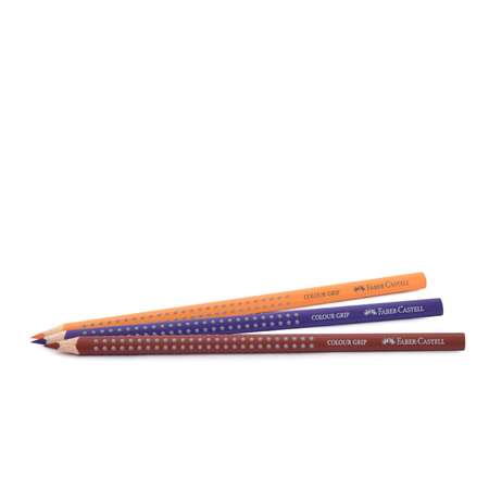Цветные карандаши Faber Castell Grip в пласт. тубе Ракета 15 шт.