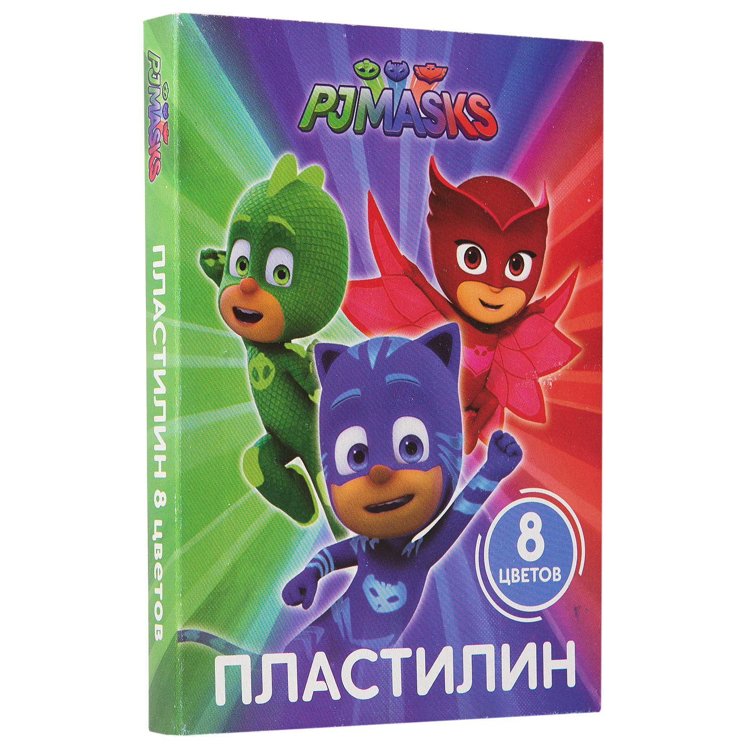 Пластилин Росмэн PJ Masks 8цветов - фото 2