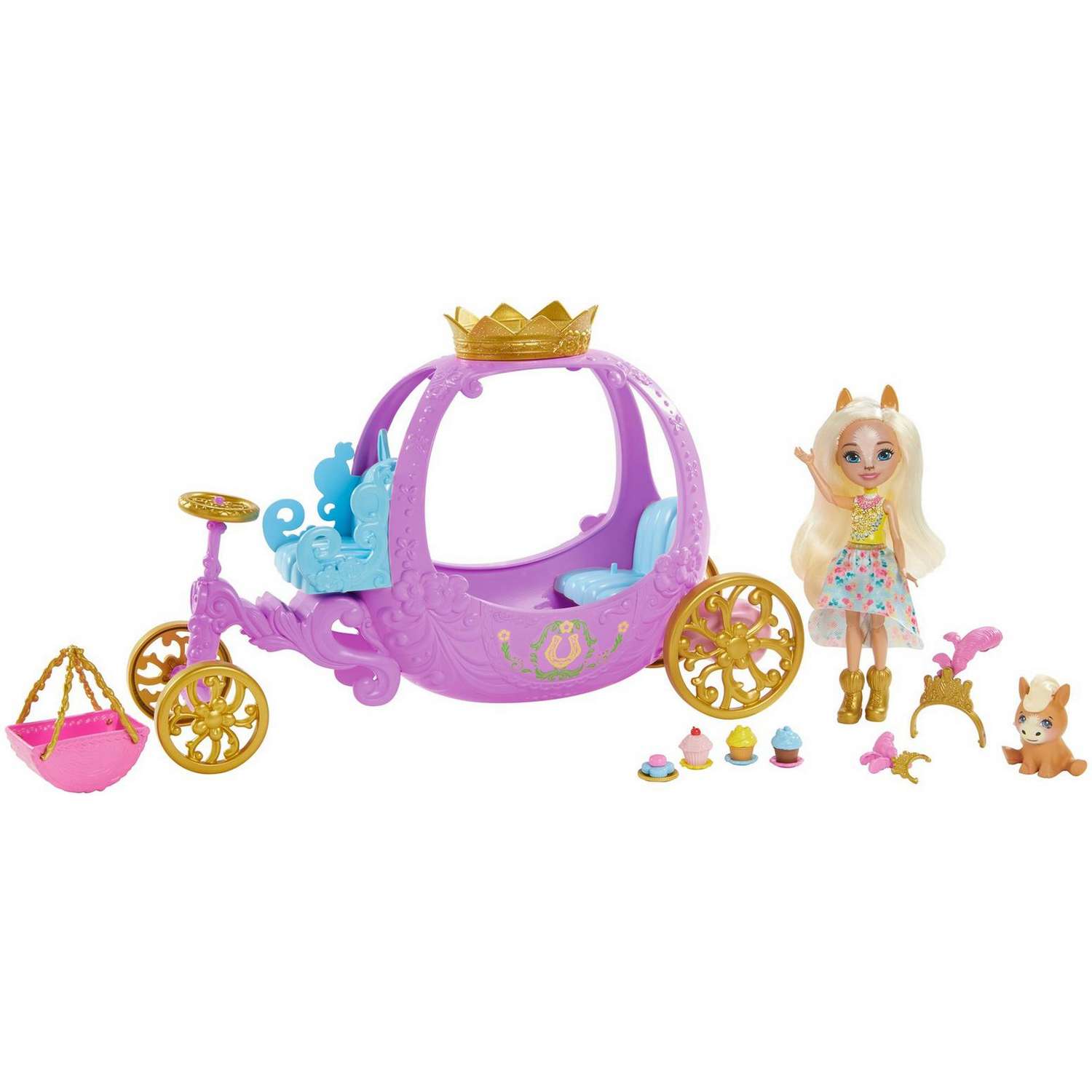 Набор игровой Enchantimals Королевская карета с куклой и аксессуарами GYJ16 GYJ16 - фото 1