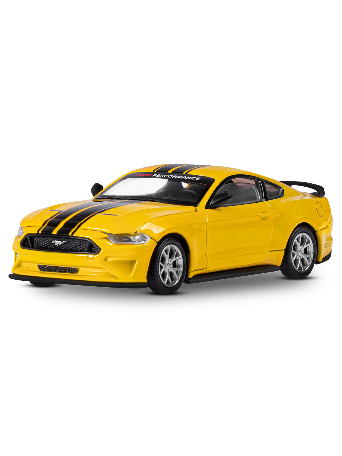 Автомобиль AUTODRIVE Ford Mustang Сборная модель 1:42 желтый JB1251639 - фото 9