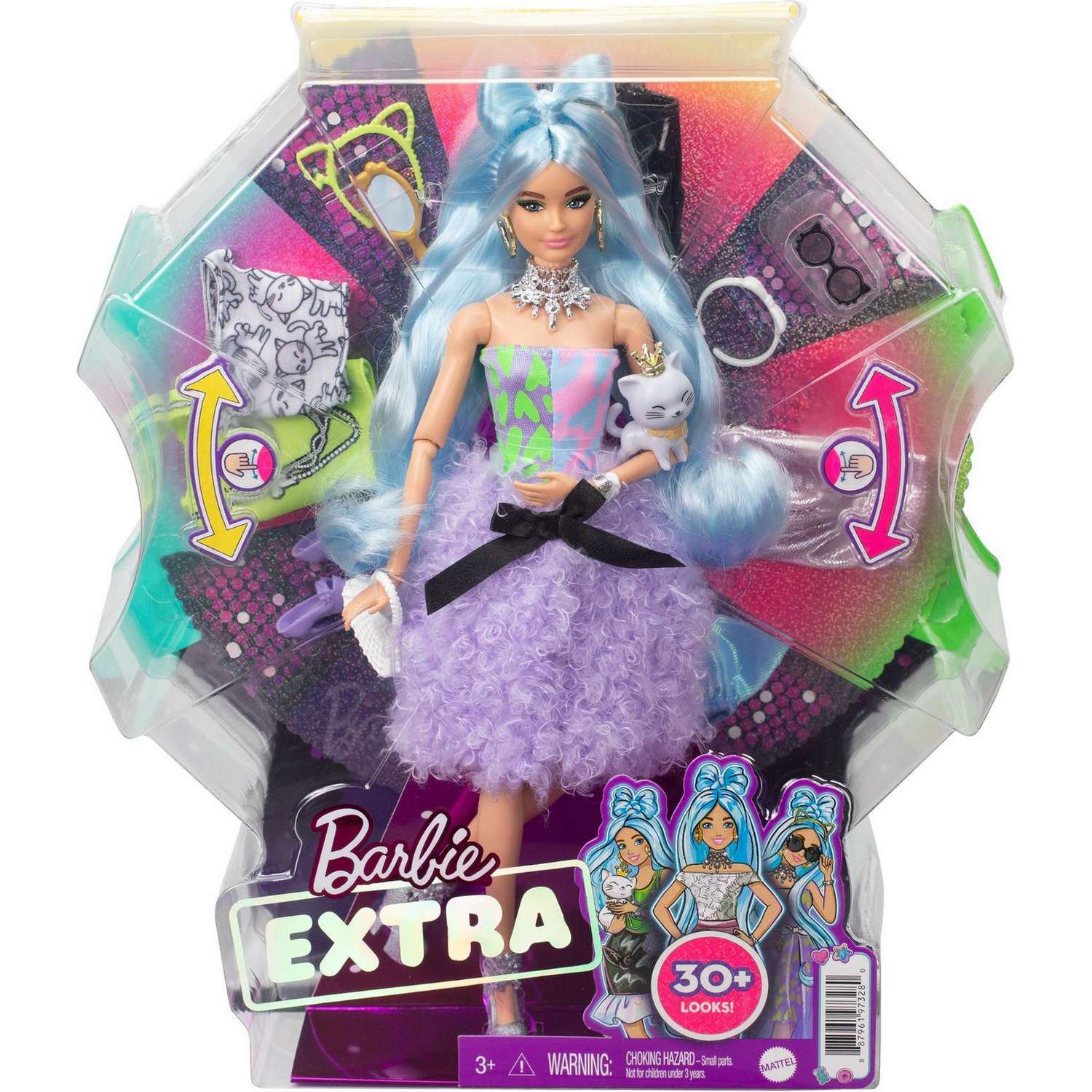 Кукла Barbie Экстра со светло-голубыми волосами GYJ69 GYJ69 - фото 2