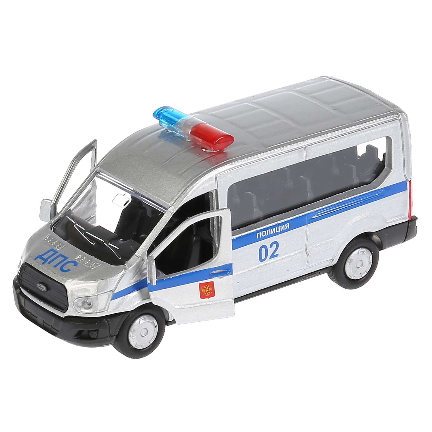 Машина Технопарк Ford Transit Полиция 273089 273089 - фото 4