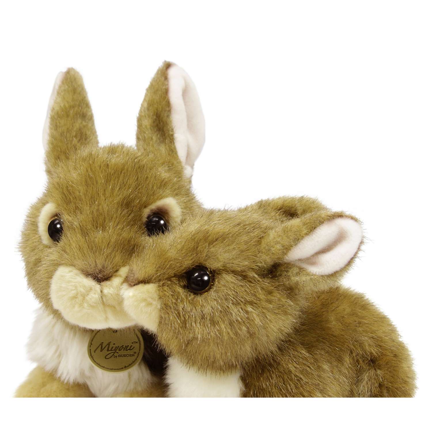 Мягкая игрушка Aurora Крольчиха с крольчонком - фото 4