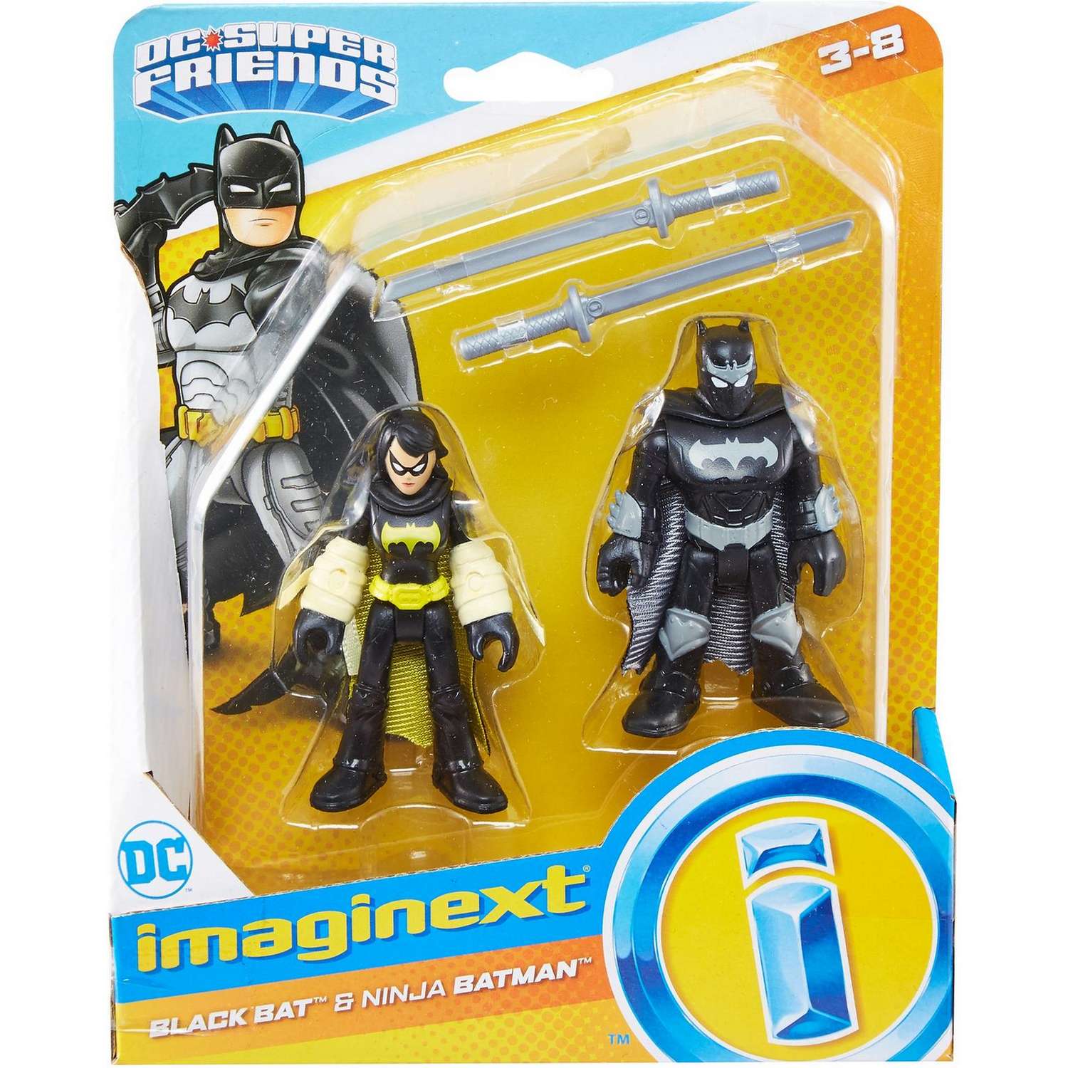 Фигурка IMAGINEXT Batman Бэтмен-Ниндзя и Блэк Бэт FTV07 - фото 2