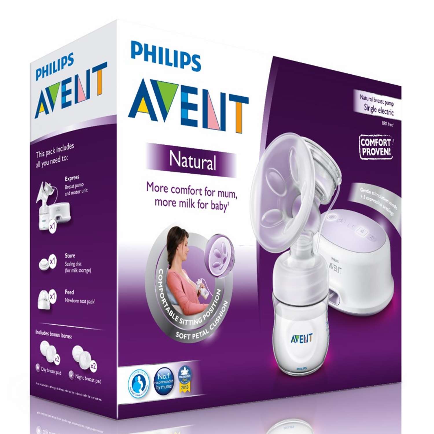 Электронный молокоотсос Philips Avent Ultra Comfort SCF332/31 - фото 7