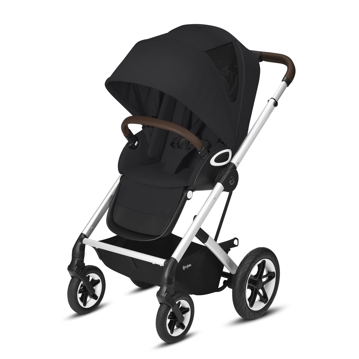 Коляска Cybex Talos S Lux SLV с дождевиком Deep Black - фото 1