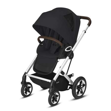 Коляска Cybex Talos S Lux SLV с дождевиком Deep Black