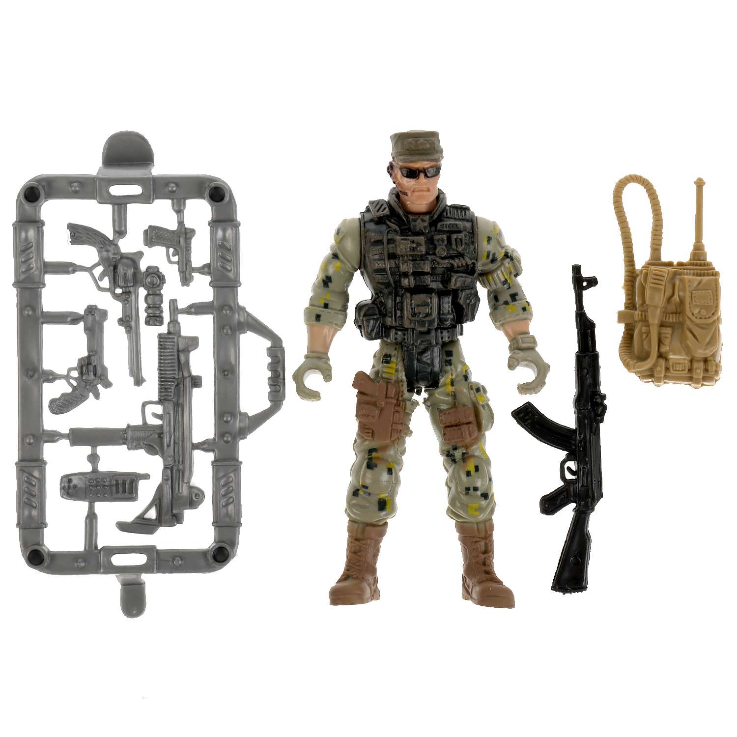 Игровой набор Играем Вместе С оружием военные с аксессуарами блистер 306128 - фото 1