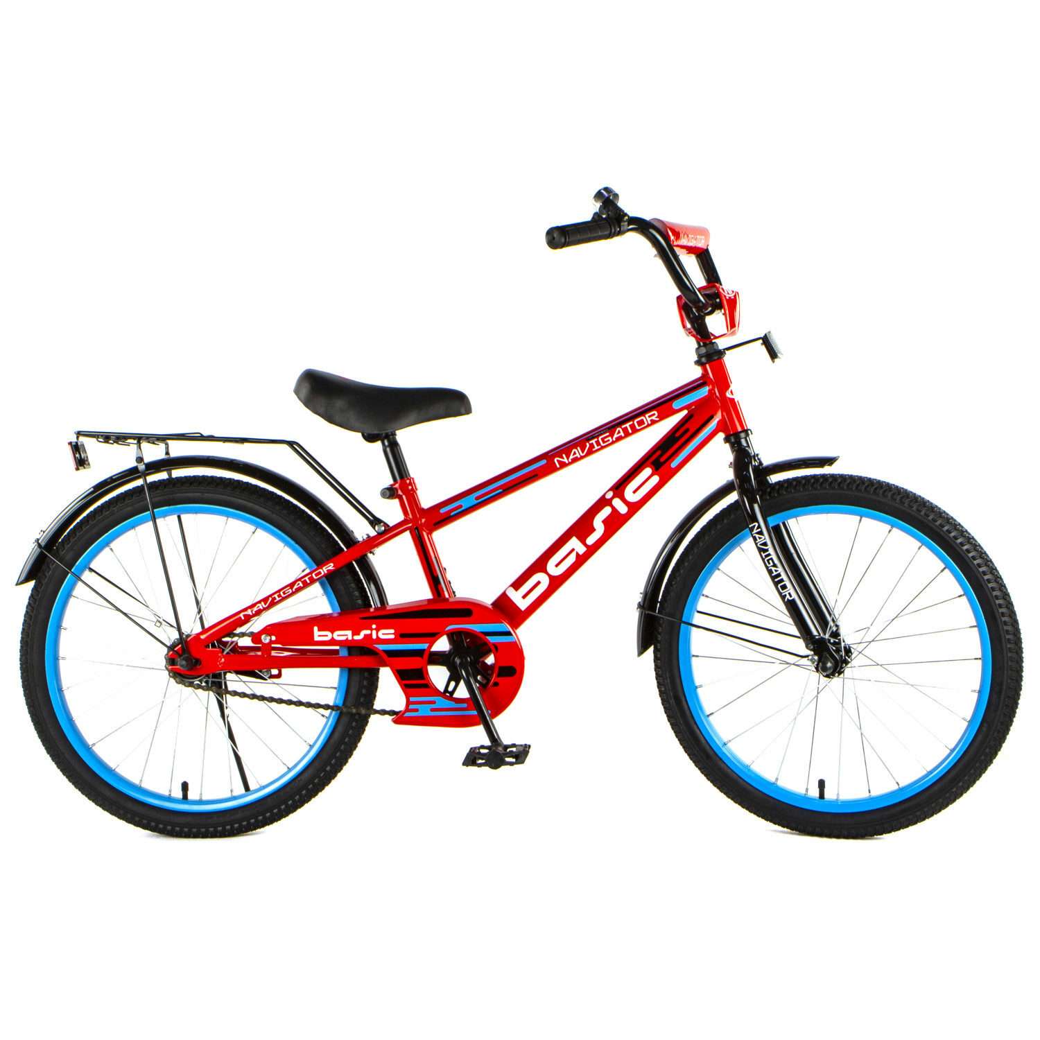 Детский велосипед Navigator Basic колеса 20 красный - фото 1